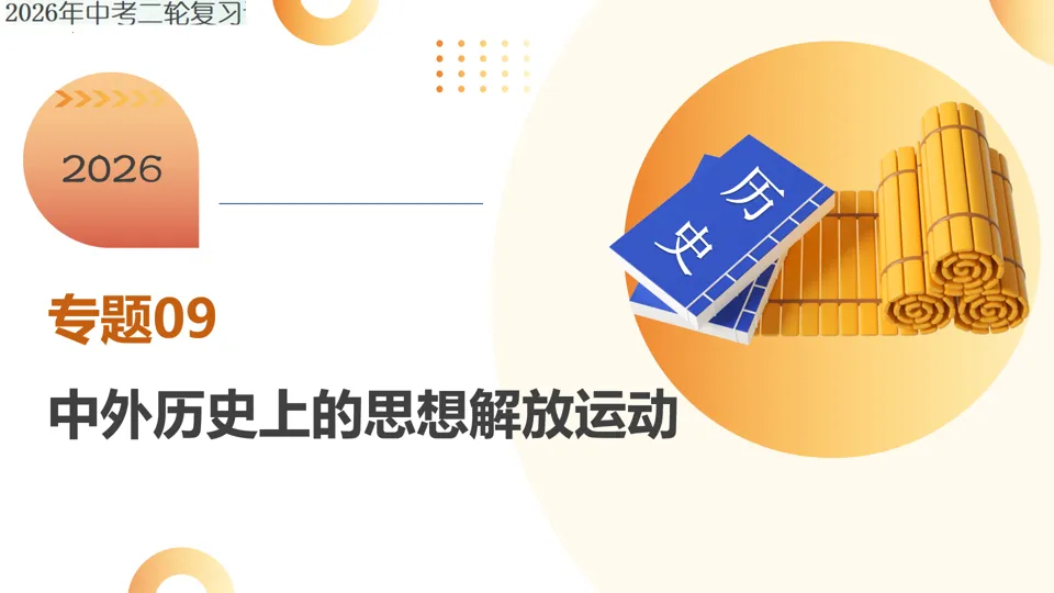【中考复习】|专题09:中外历史上的思想解放运动 第2张