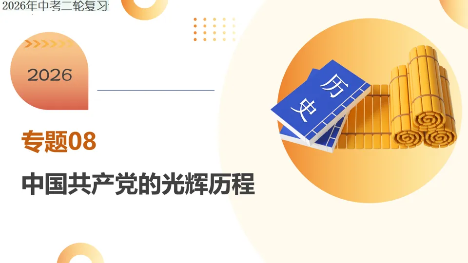 【中考复习】|专题08:中国共产党的光辉历程 第2张