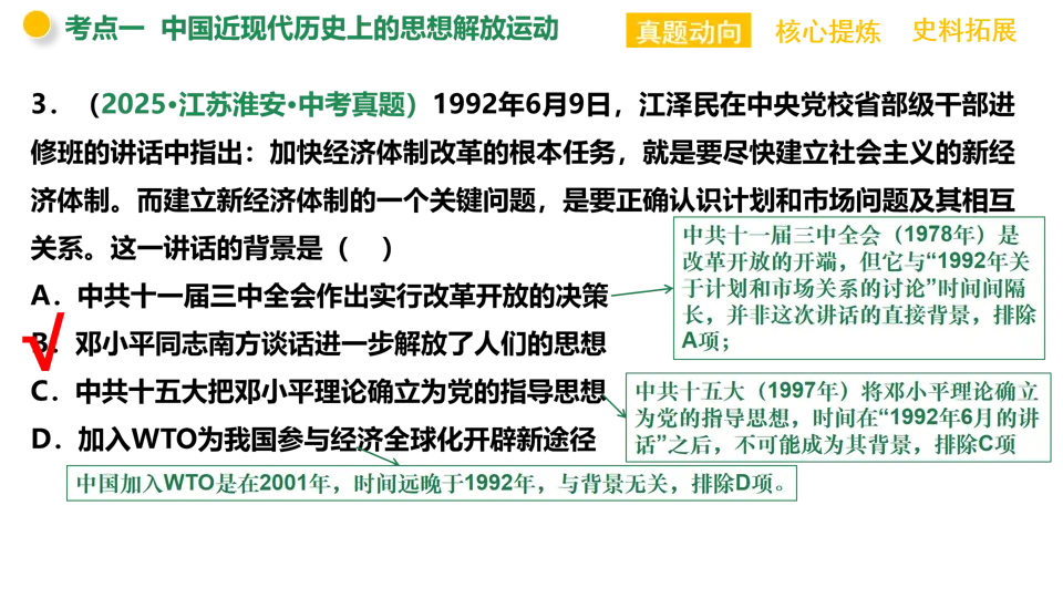 【中考复习】|专题09:中外历史上的思想解放运动 第19张
