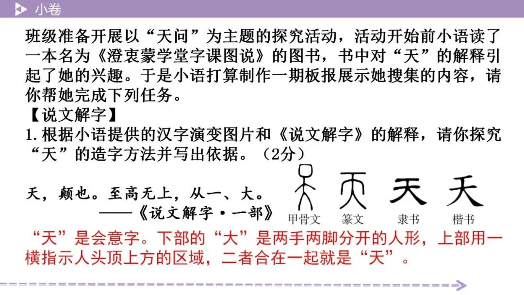 【2026中考总复习】基础小卷31 天问(创作小诗) 第6张