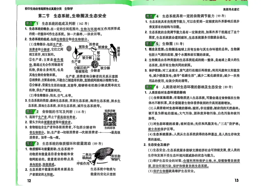 2026《万唯中考面对面・生物会考真题分类》|生地会考提分神器, + 解析 考点全汇总 第12张