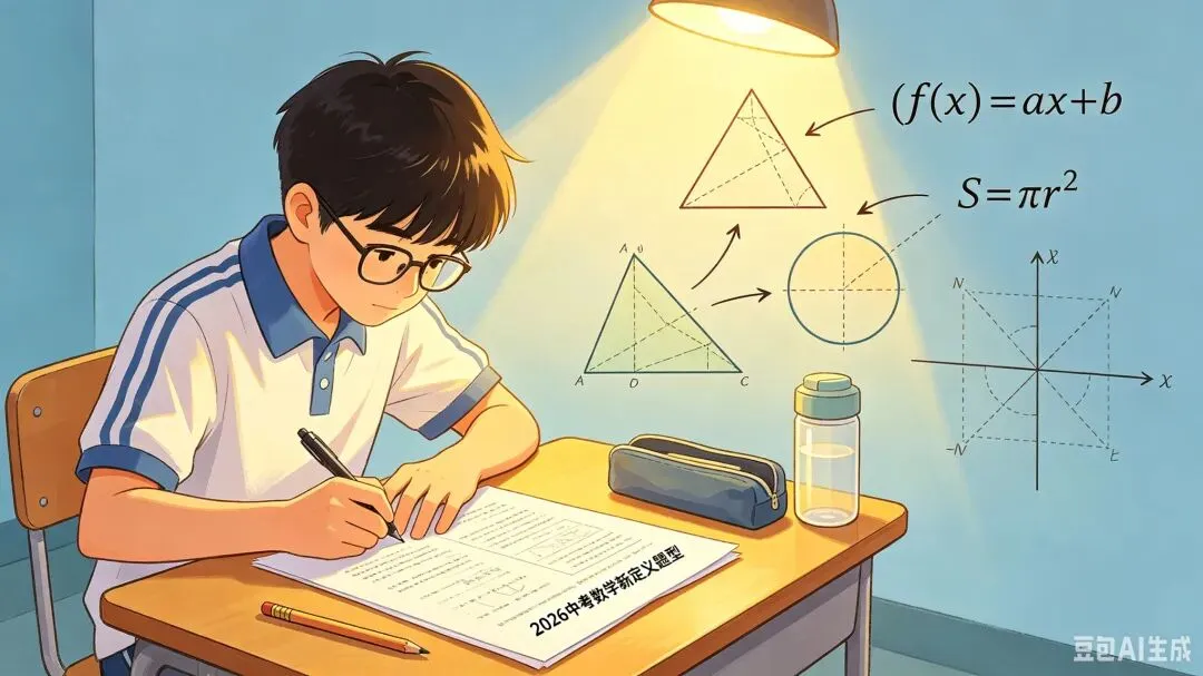 学习效能|2026中考数学拉分王:新定义题型,专门淘汰只会死刷题的学生 第2张
