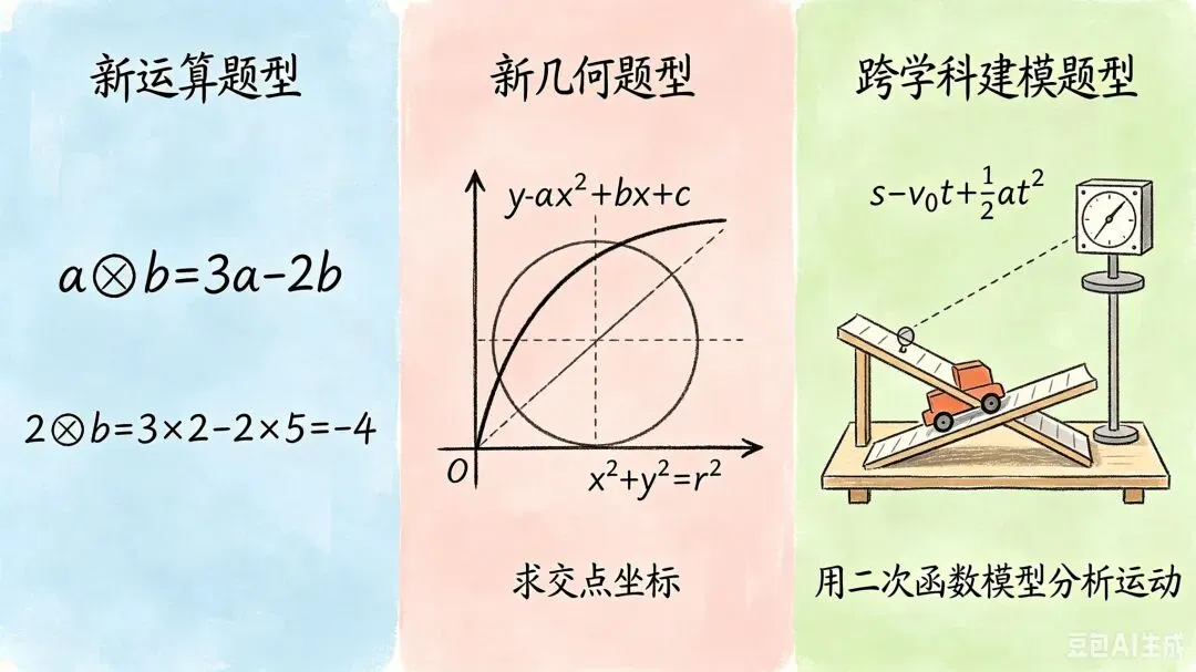 学习效能|2026中考数学拉分王:新定义题型,专门淘汰只会死刷题的学生 第3张