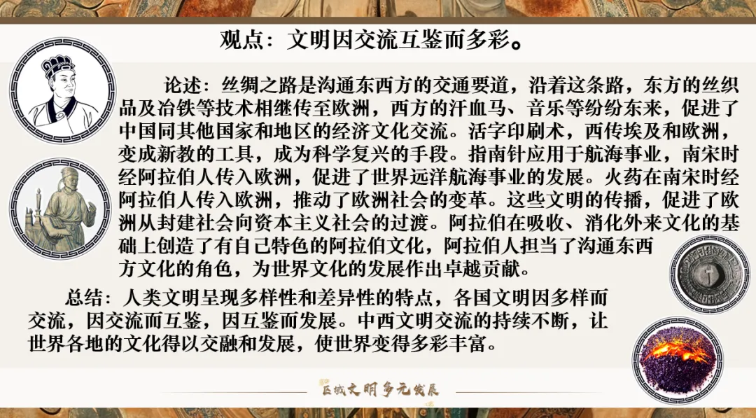 深圳中考历史:“区域文明多元发展”主题复习 第16张