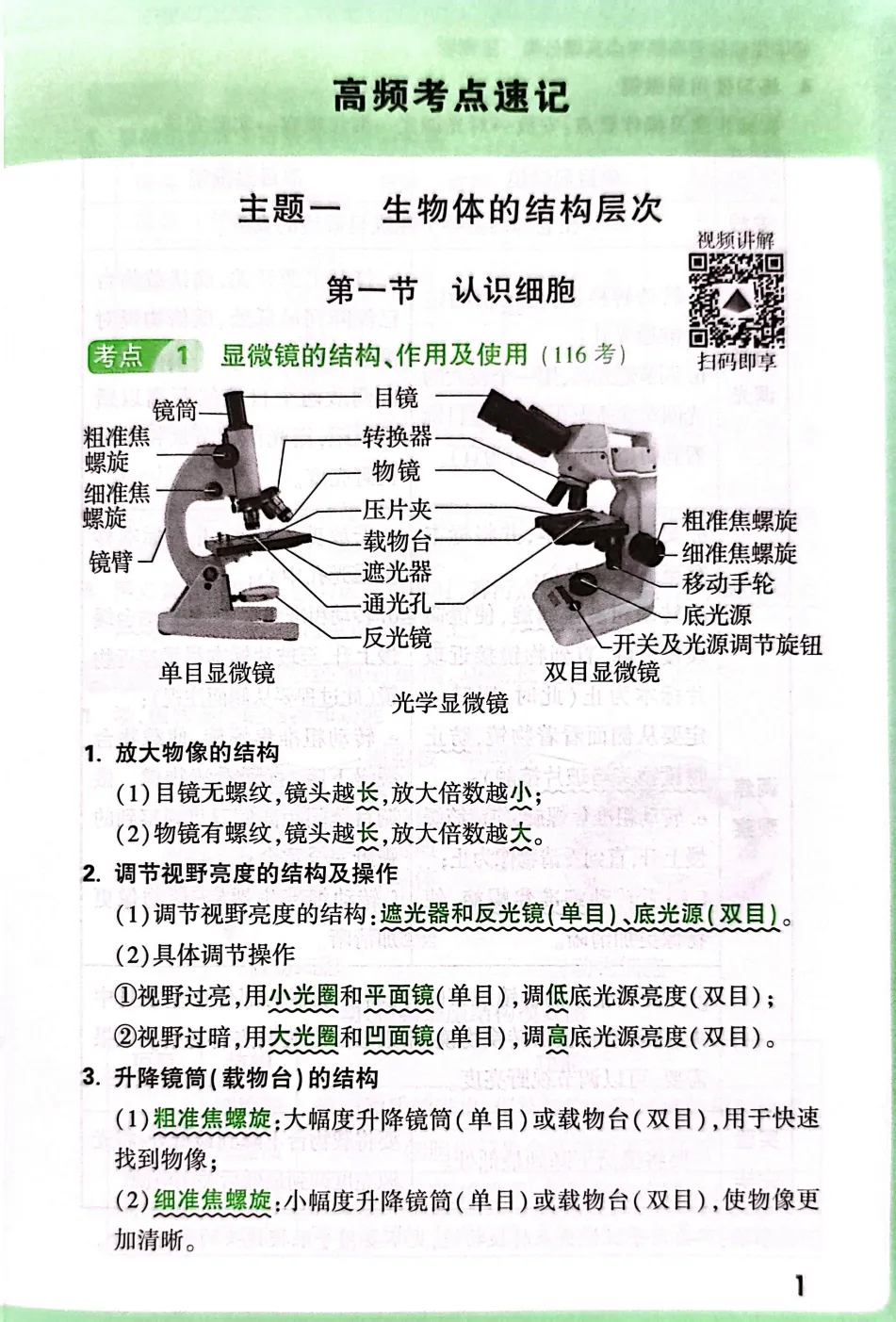 2026 万唯・高频考点真题分类(初中生物)|真题分类 + 高频标注 解析全解 第6张