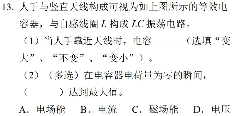 2025年上海高考物理真题详细解析 第30张