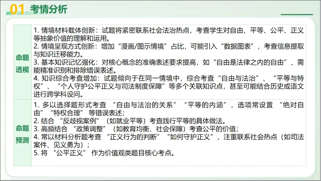 2026 中考 道德与法治 二轮复习 模块突破 模块三:法治观念 06 崇尚法治精神 第11张