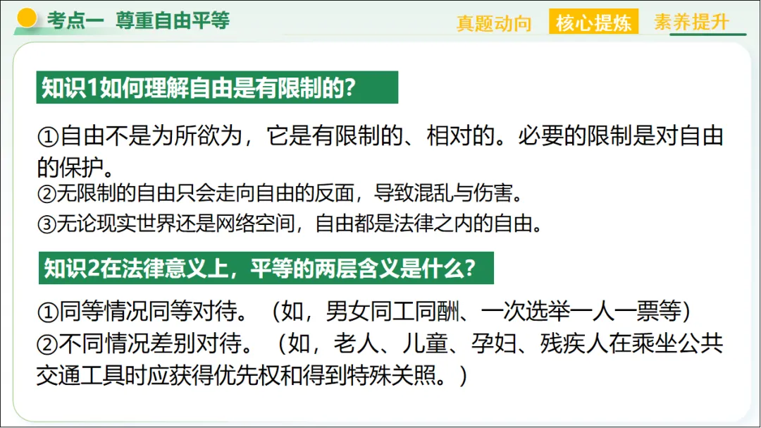 2026 中考 道德与法治 二轮复习 模块突破 模块三:法治观念 06 崇尚法治精神 第20张