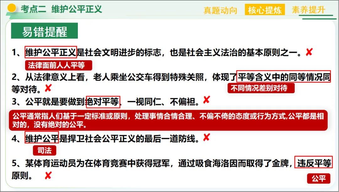 2026 中考 道德与法治 二轮复习 模块突破 模块三:法治观念 06 崇尚法治精神 第25张