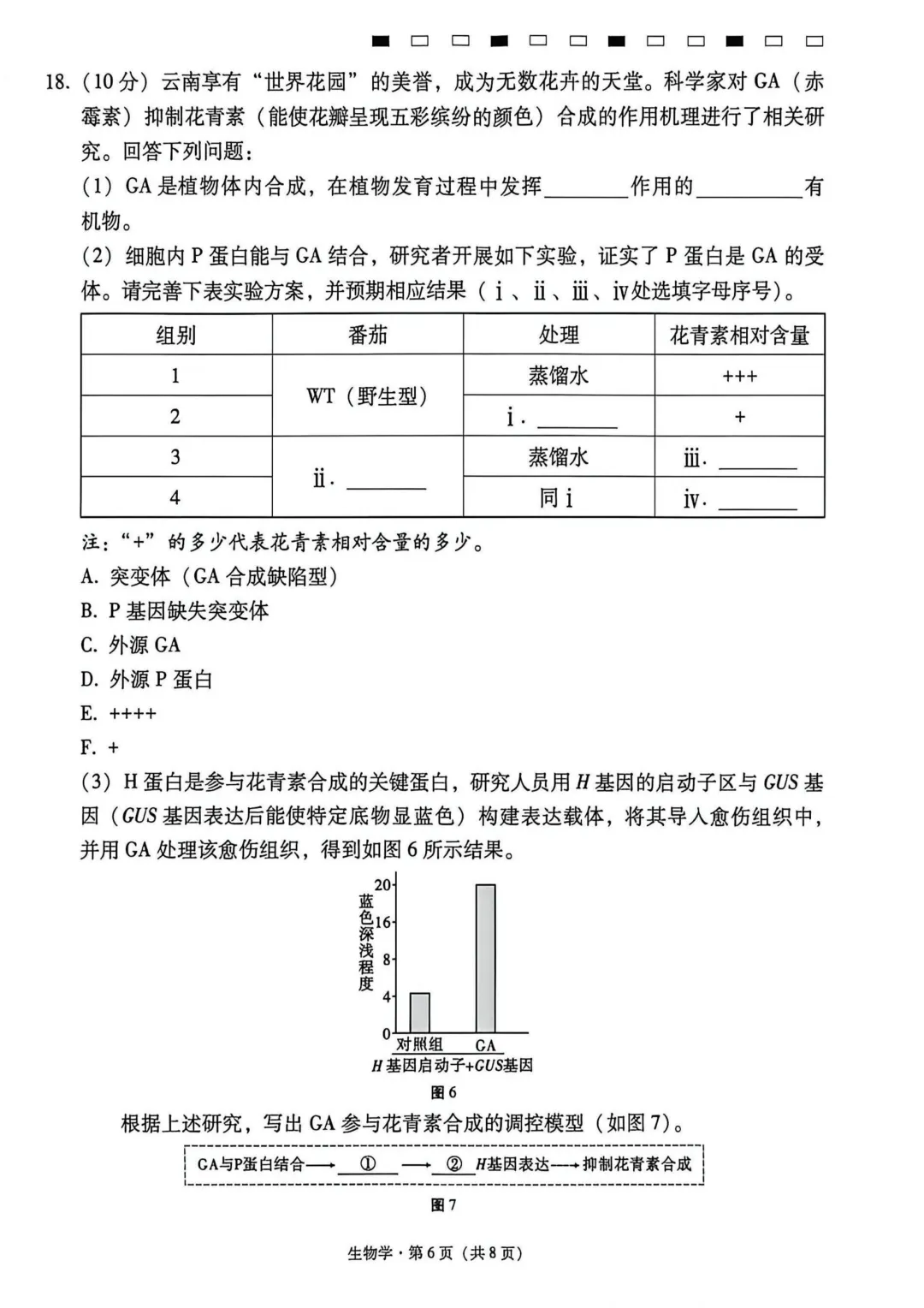2026年4月16、17日333生物学试卷和答案 第6张