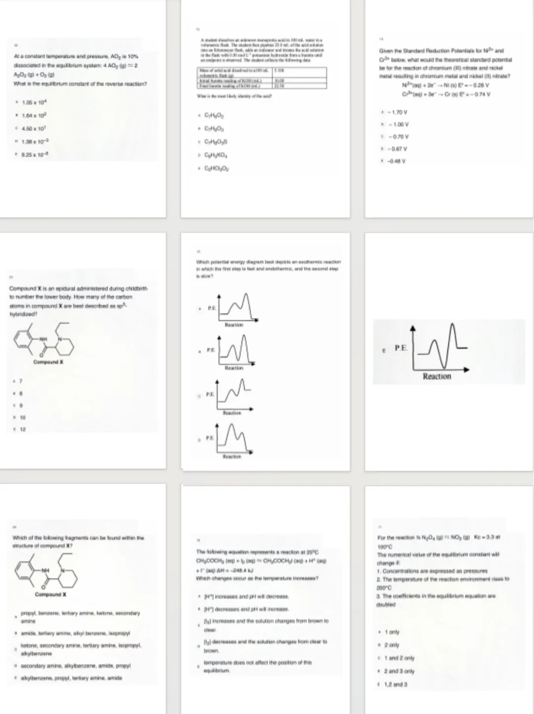 2026年CCC化学竞赛真题最新公布!对答案你做对了几个? 第5张