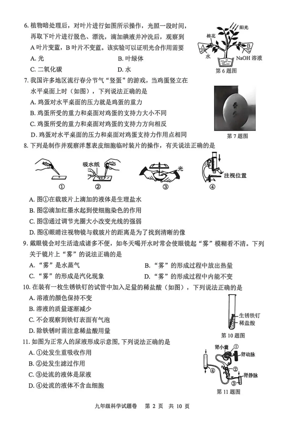 【中考一模·全科】2026.04浙江·丽水市中考一模试卷&答案(语科数英社·英语听力) 第11张