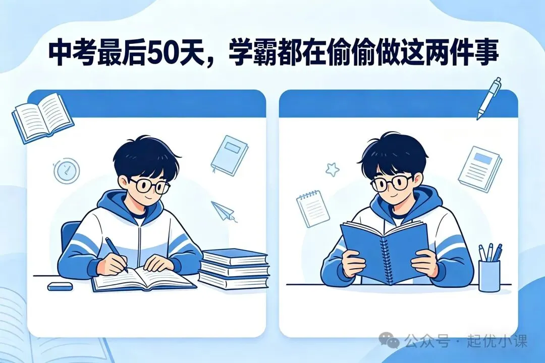备战中考|中考最后50天,学霸都在偷偷做这两件事 第1张