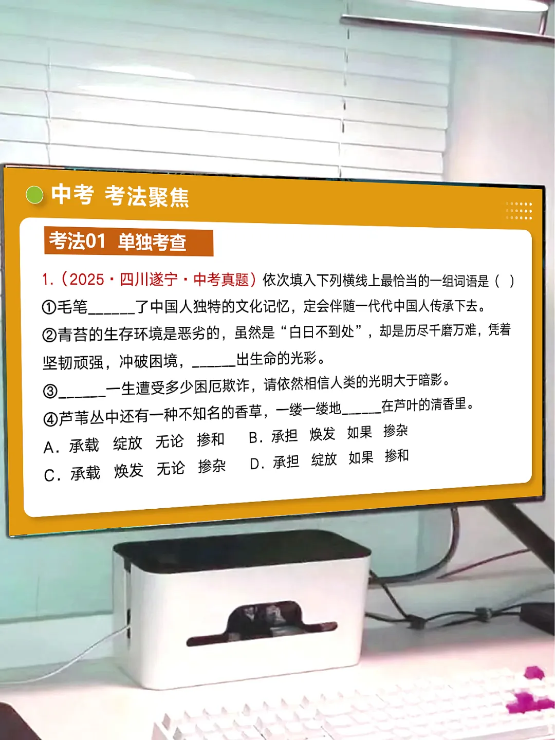 中考语文词语:理解、辨析与运用(复习课件) 第12张