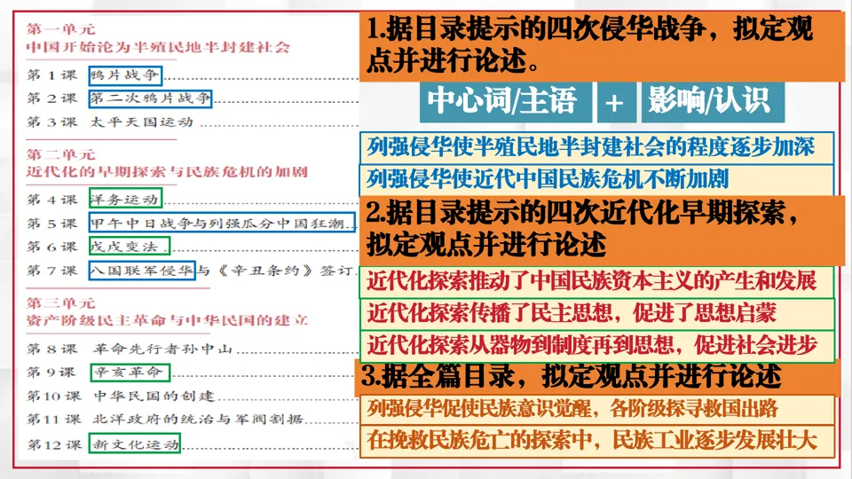 2026中考历史考前目录+重要史实+阶段术语一遍过【长期会员资料】——中国近代史部分 第24张