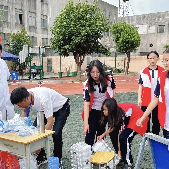 瀛江学校考点中考体育圆满收官!三甲学子用汗水书写青春 第15张