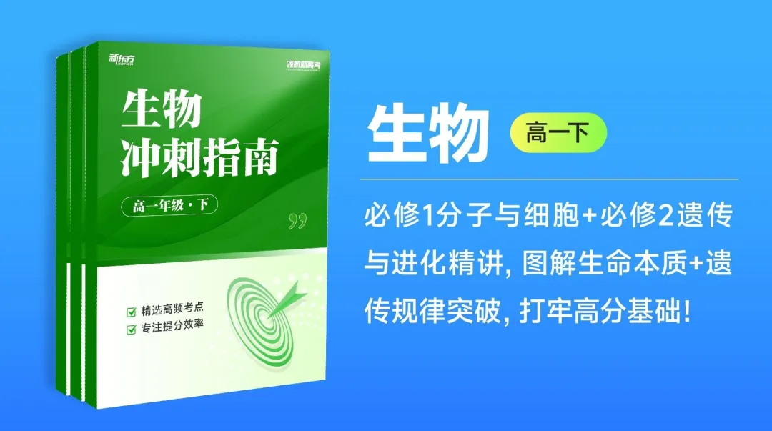 期中冲刺|老生专属!高一高二真题+政生核心背练手册免费领 第15张