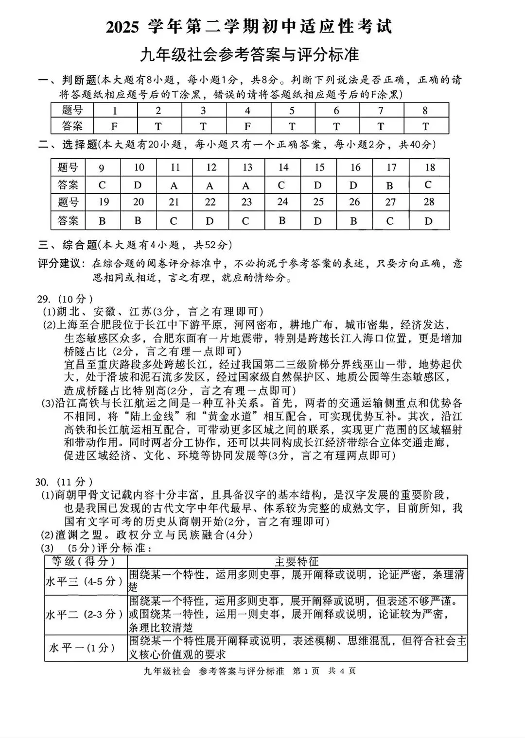 丽水中考一模 | 2026年4月丽水市中考一模「全科」试题 第48张