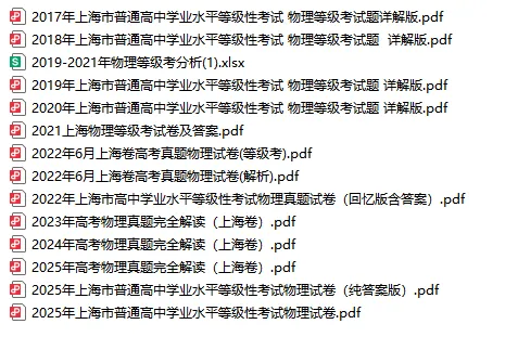 等级考真题解析 | 上海最新物理真题全解! 第9张