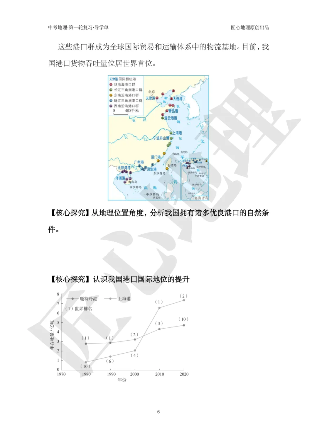 新教材 | 中考一轮复习·中国的海洋资源(课件+导学单+练习题) 第11张