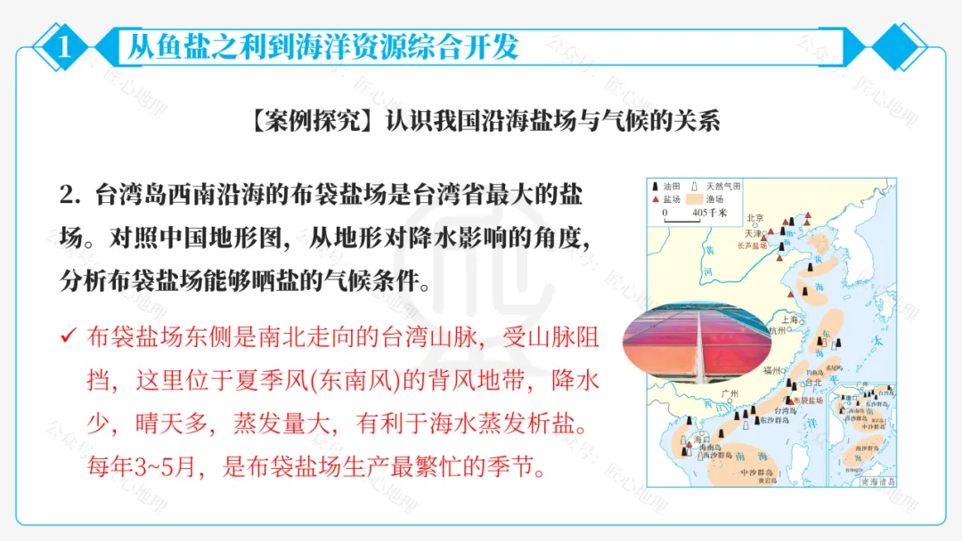 新教材 | 中考一轮复习·中国的海洋资源(课件+导学单+练习题) 第31张