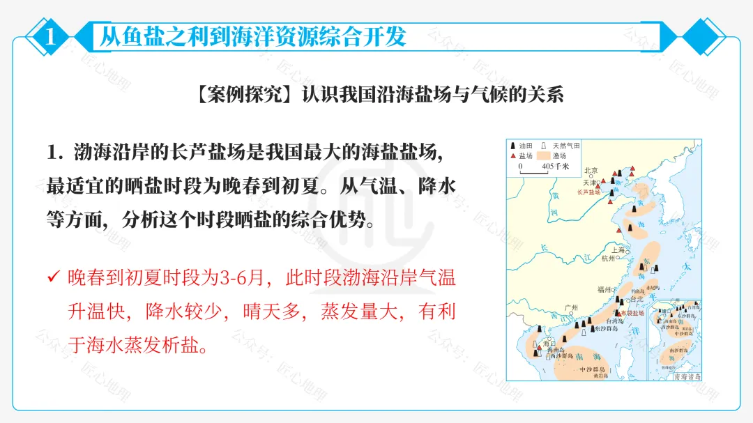新教材 | 中考一轮复习·中国的海洋资源(课件+导学单+练习题) 第30张