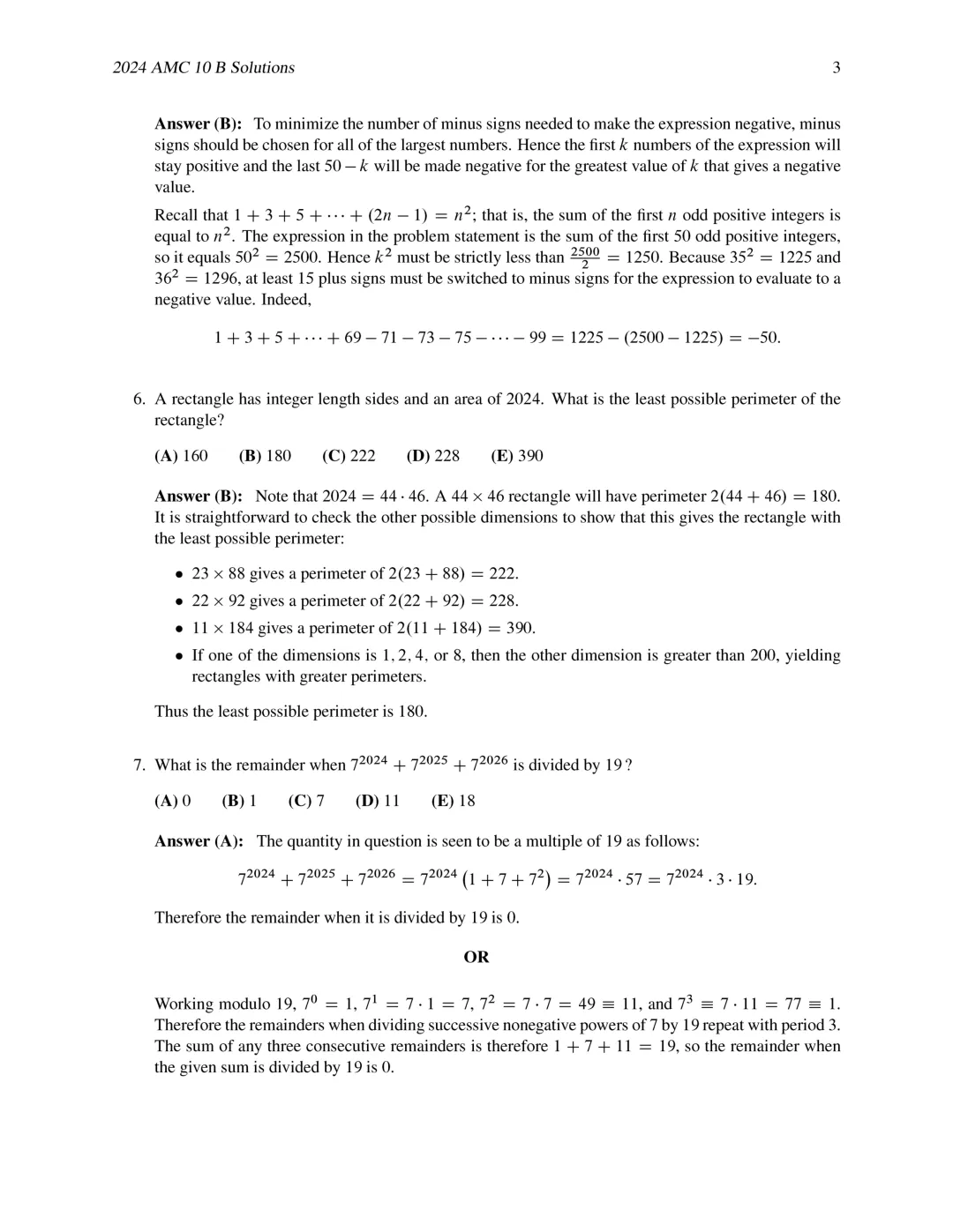 AMC10数学竞赛历年真题2010-2025年,涵盖A/B两卷,家长速来领取! 第6张