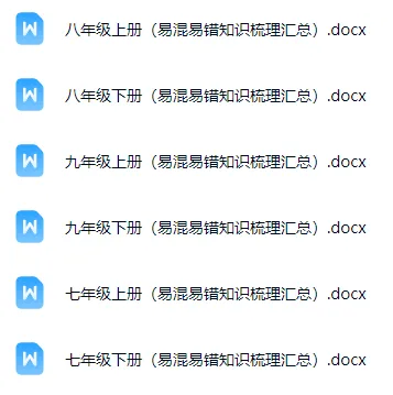 【26中考道法】易混易错查漏补缺知识梳理 第1张