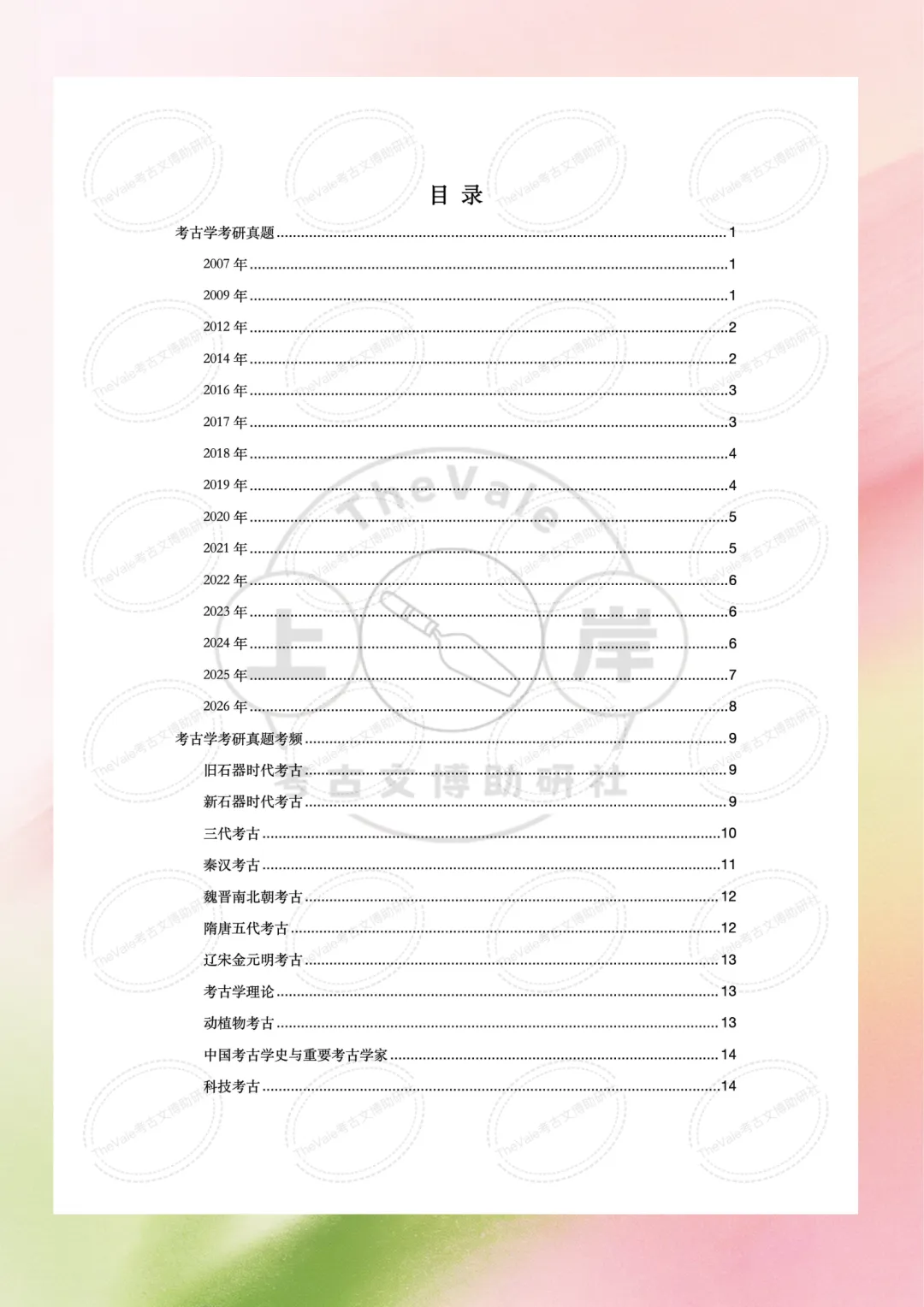 【真题】山西大学2007-2026年考古学考研真题 第3张