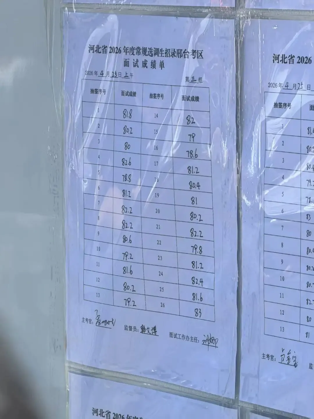 2026河北省考面试第一天真题回顾及成绩榜单(邢台考区) 第4张