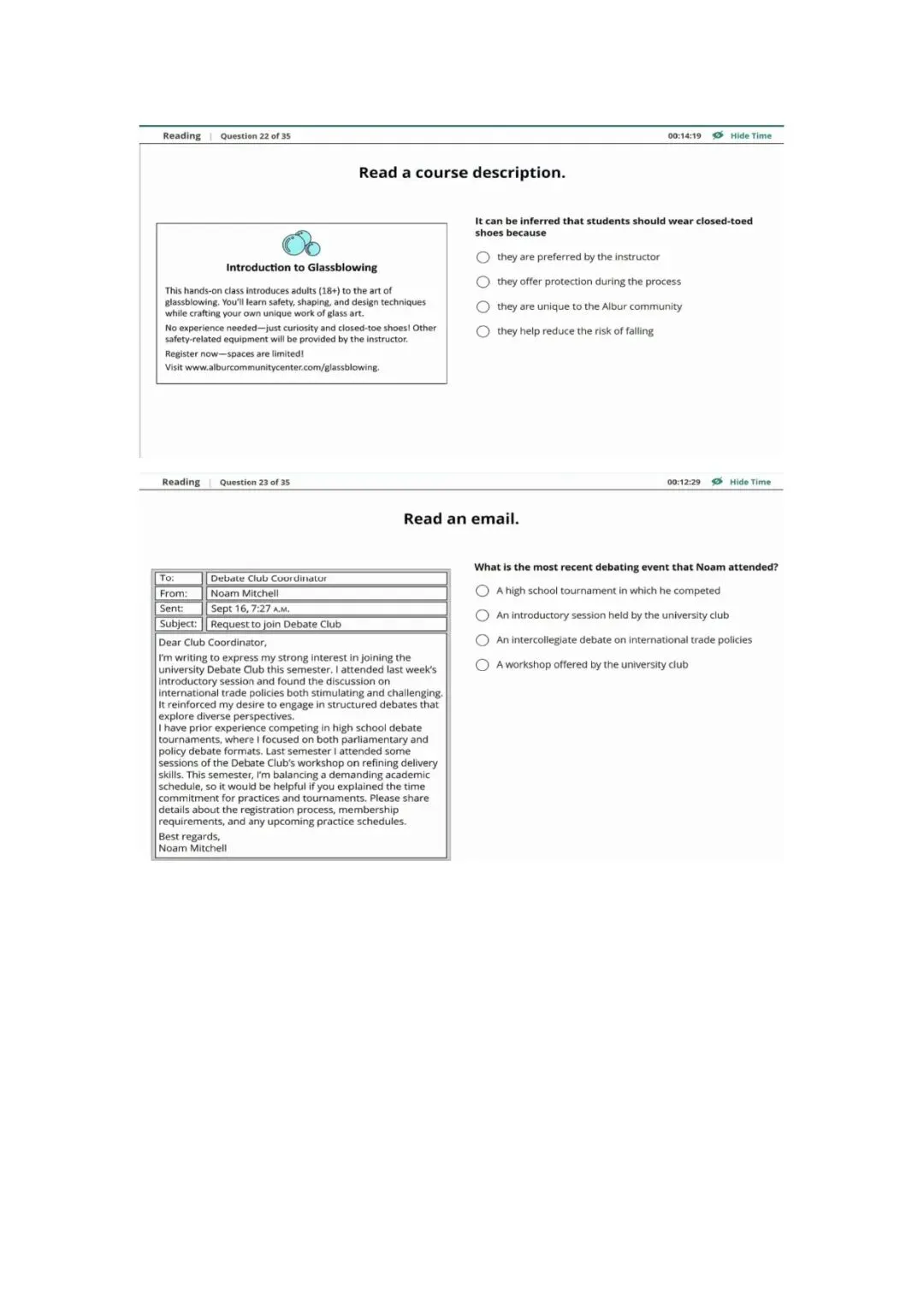 新托福第045套20260413真题(图片版) 第2张