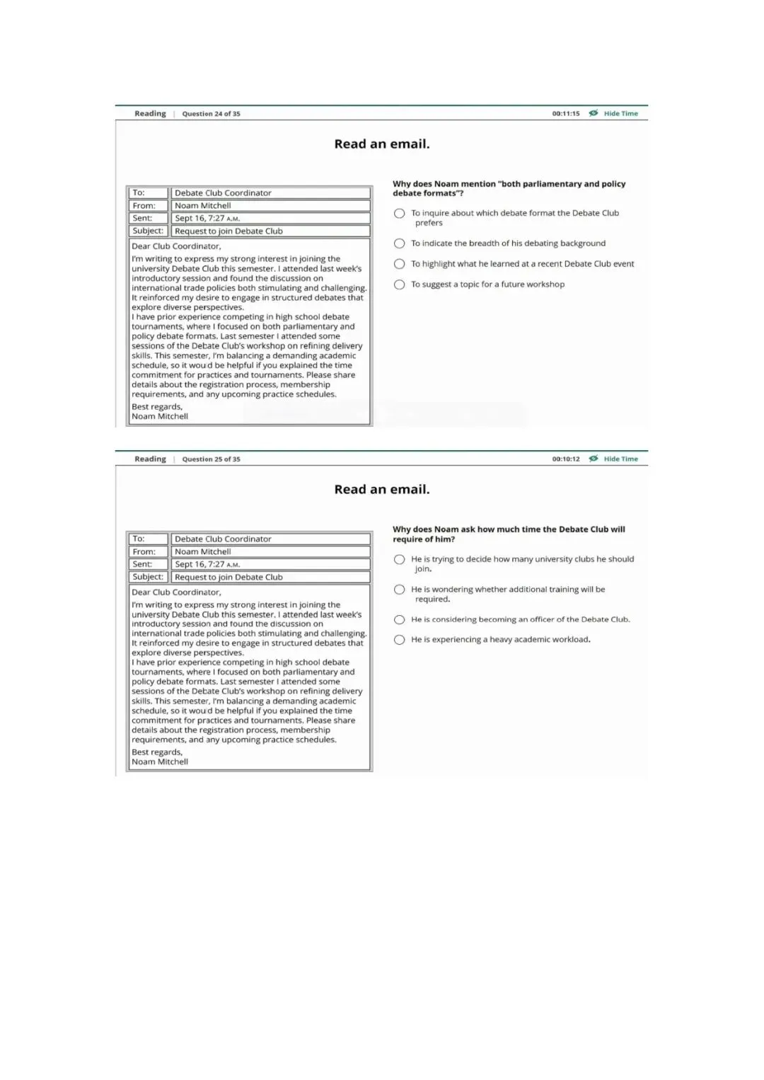 新托福第045套20260413真题(图片版) 第3张