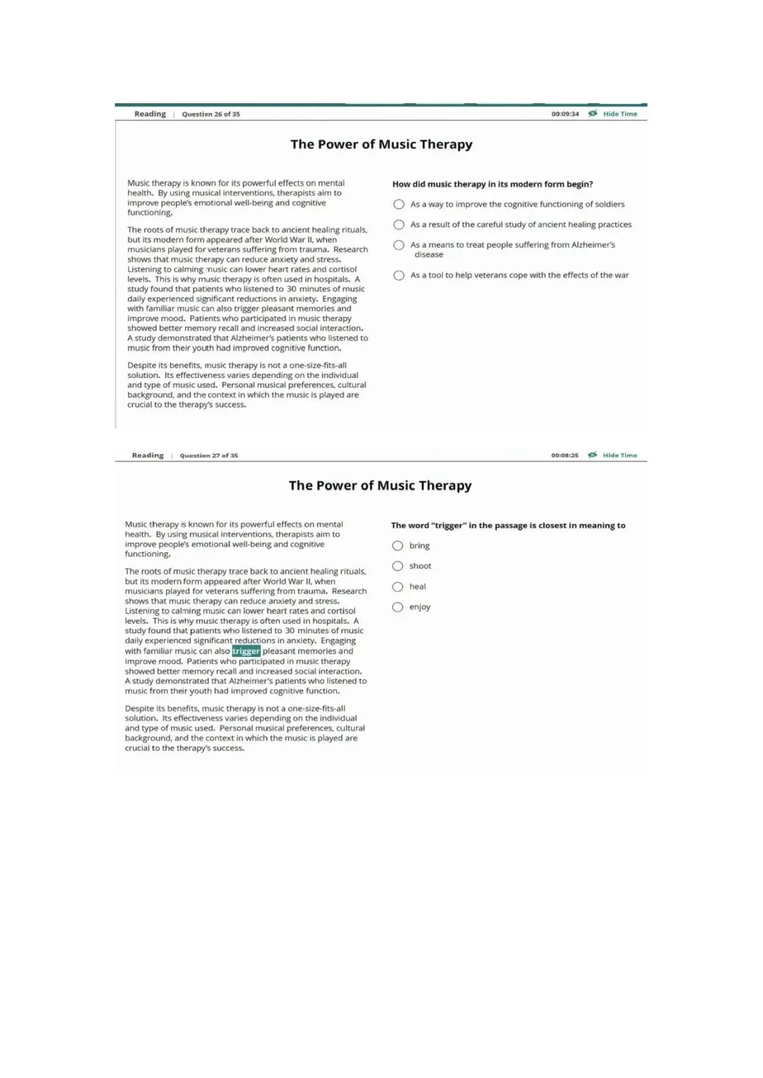 新托福第045套20260413真题(图片版) 第4张