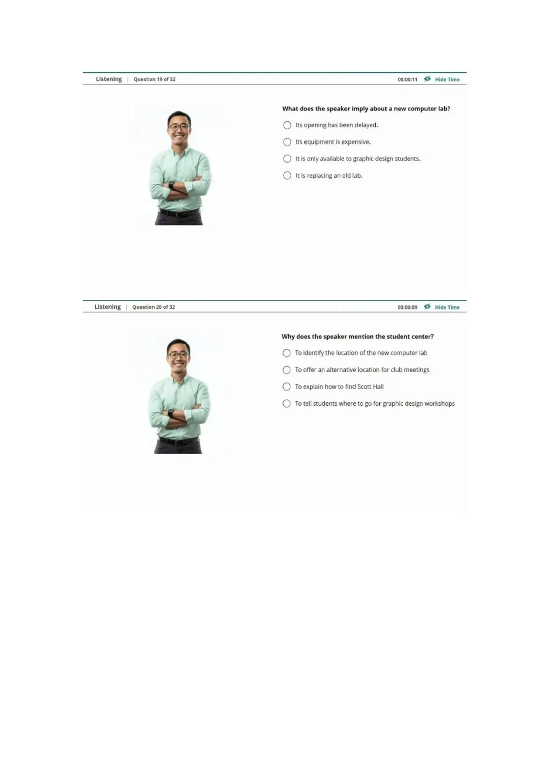 新托福第045套20260413真题(图片版) 第19张