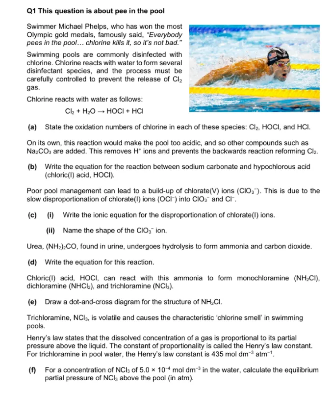 2026年UKChO真题解析&分数线!翰林新赛季UKChO课程 第2张