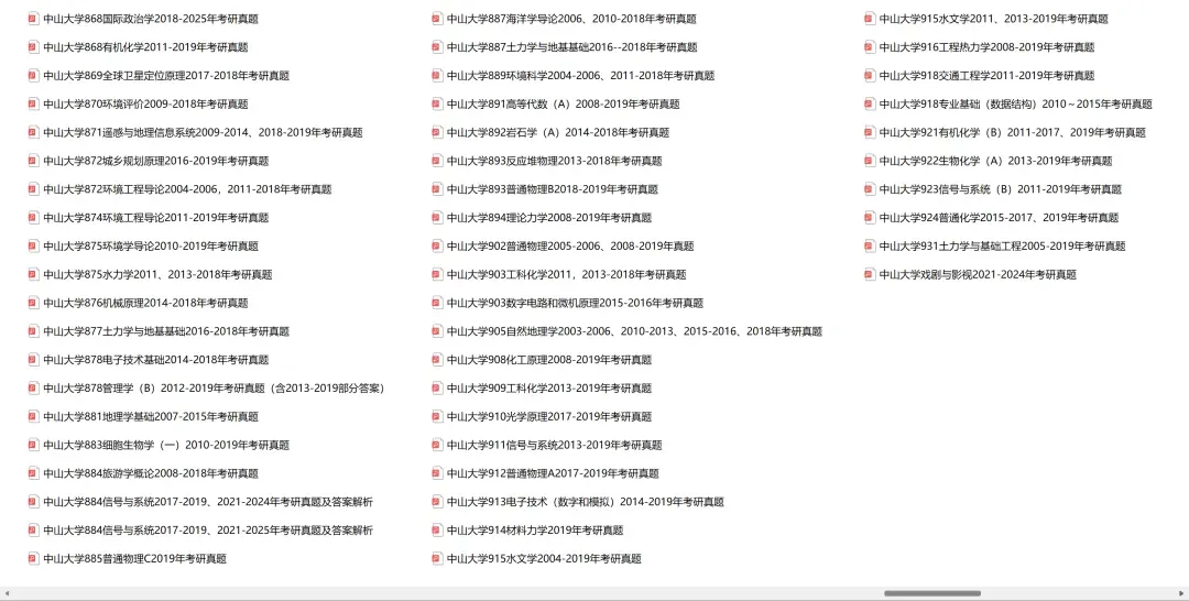 中山大学考研专业课历年真题汇总(含2026真题) 第6张