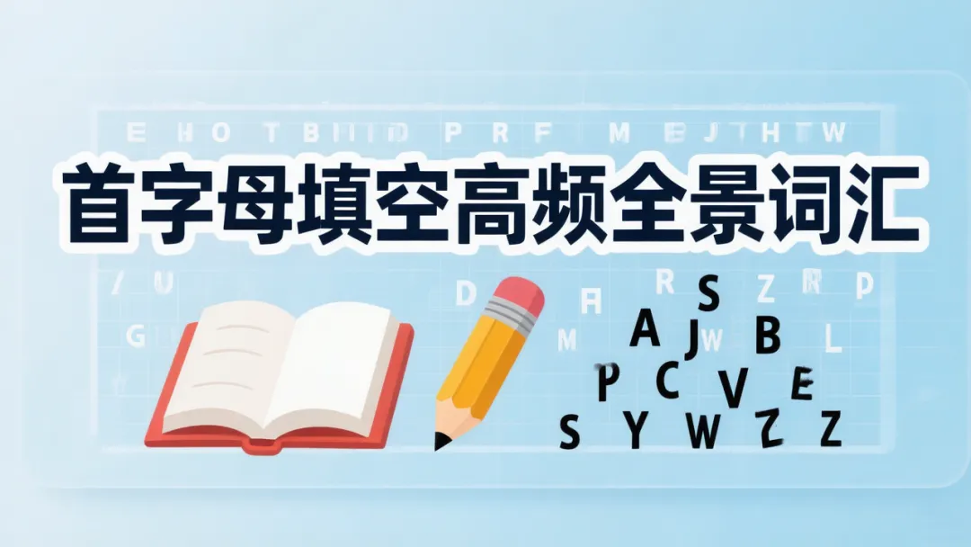 天津中考英语首字母填空备考指南:8年真题规律分析+十大答题技巧+高频全景词汇+终极知识清单. 第5张