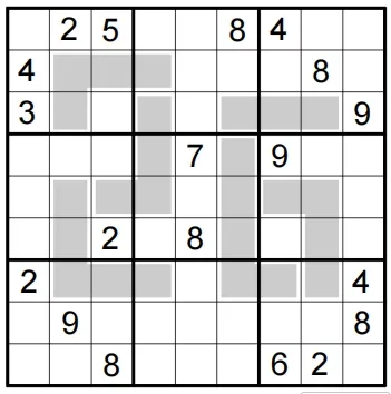 数独竞赛真题-连番数独:2026年GP竞赛第四轮第11题(分值47) 第1张