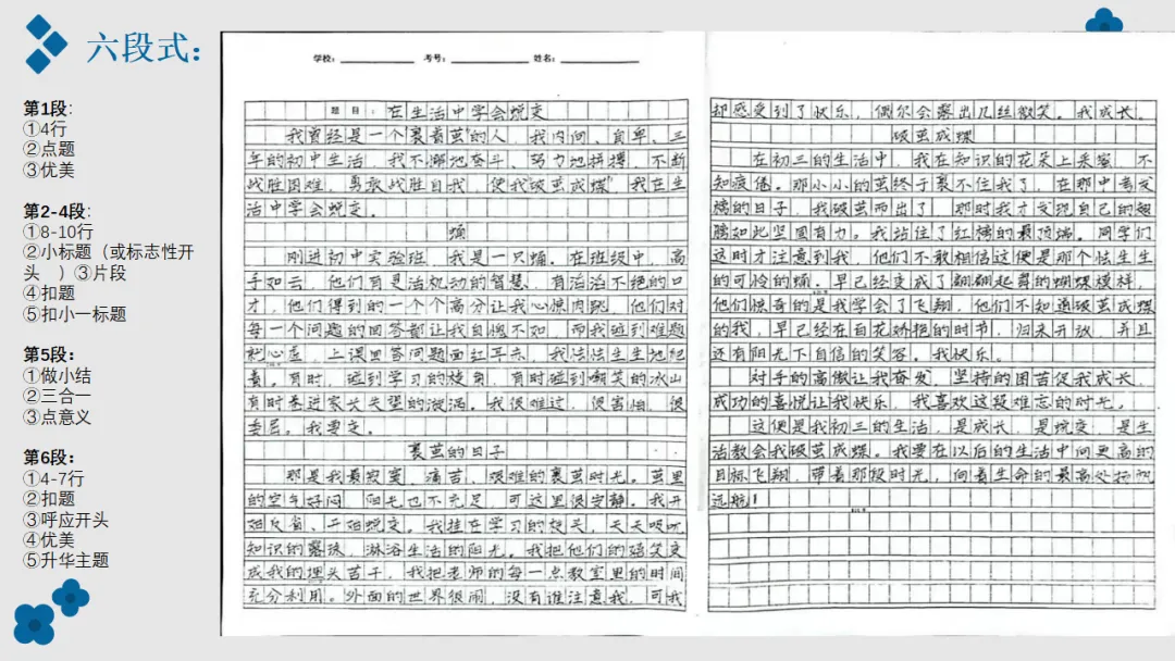 2026年中考作文专题指导:谋篇布局 ppt 第46张