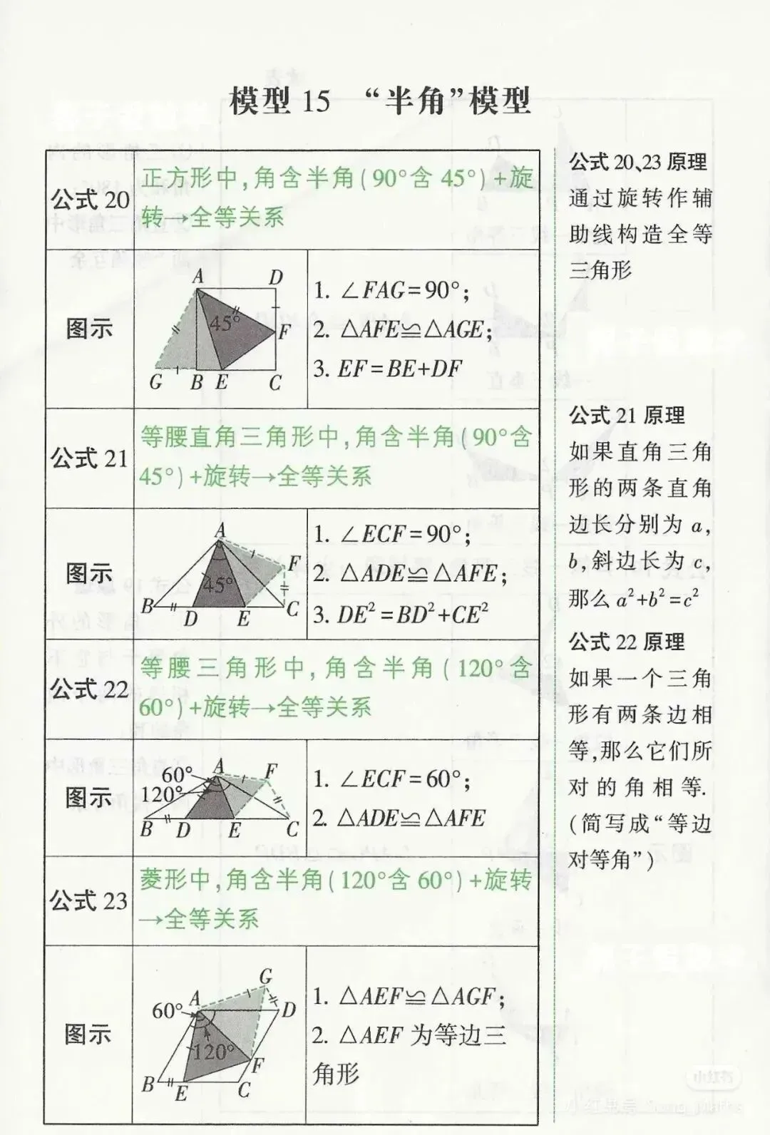 助力中考丨初中数学常用的几何模型 第6张