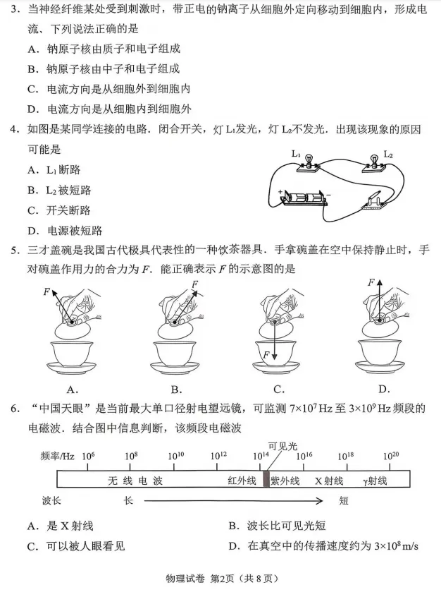 新出!广州中考一模数理化完整版试题出炉!难度有多高? 第5张