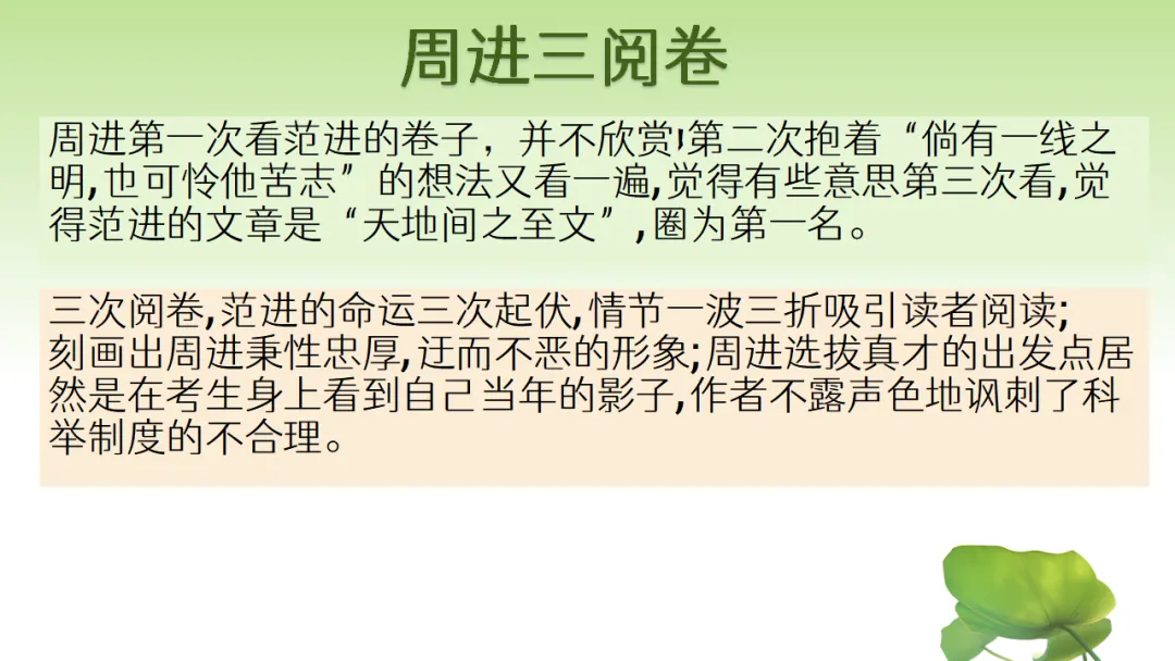 中考语文复习:12部名著横向联读 第8张