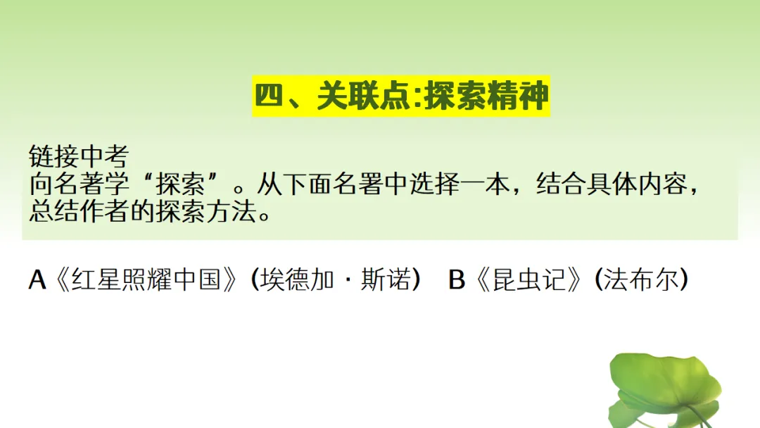 中考语文复习:12部名著横向联读 第19张