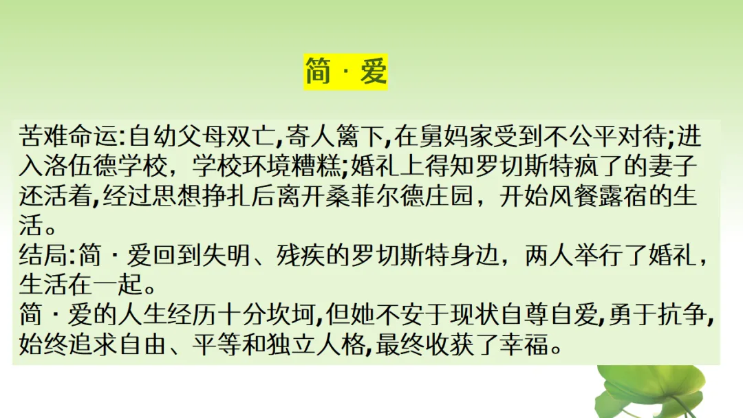 中考语文复习:12部名著横向联读 第23张