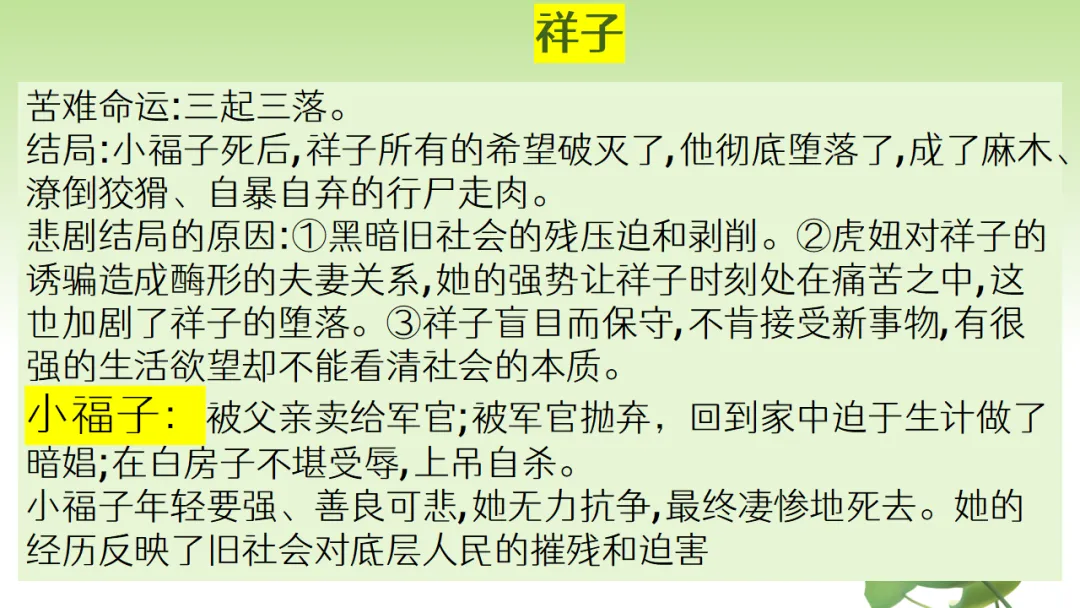中考语文复习:12部名著横向联读 第24张