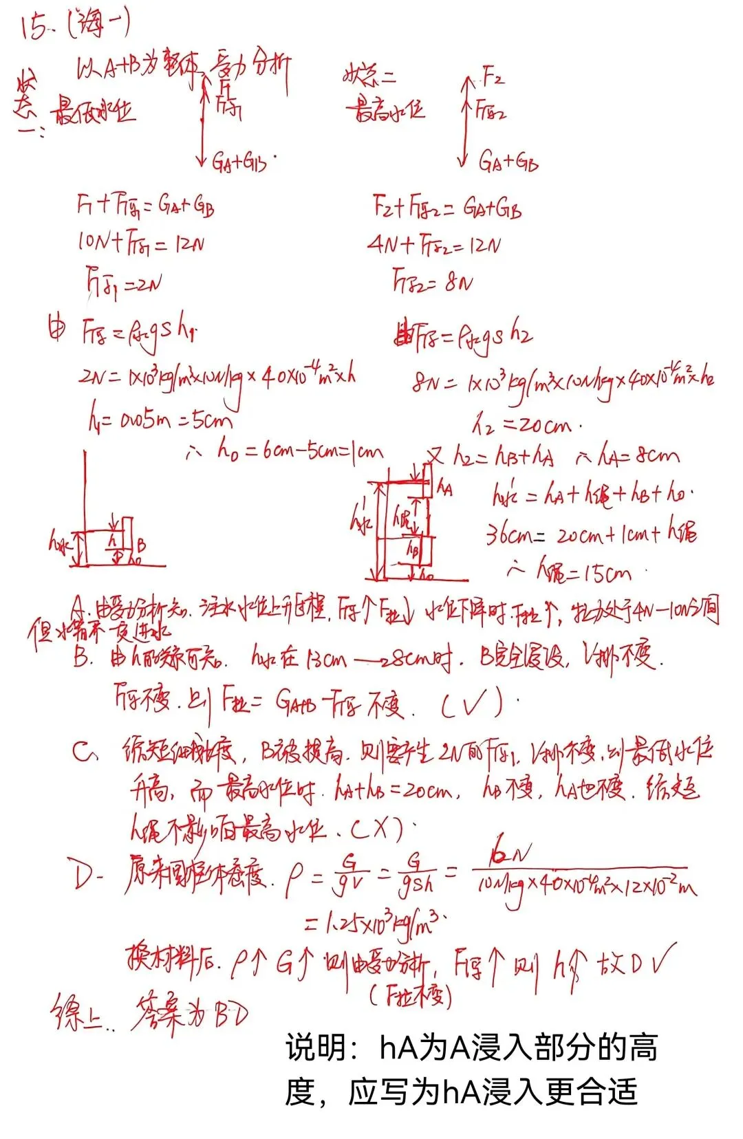 【中考物理】2026初三海淀一模选择易错压轴题分析 第2张