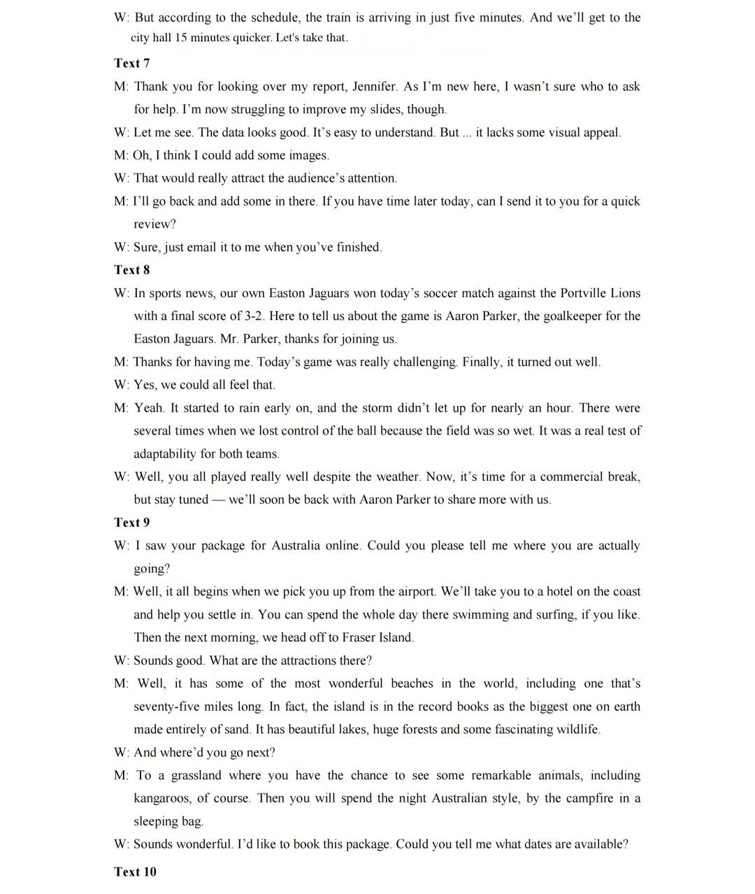 山东济宁市2026年高考第二次模拟考试英语试卷+听力音频+答案 第11张