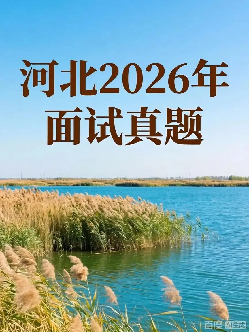 2026年4月26日上午河北省考面试真题解析 第1张