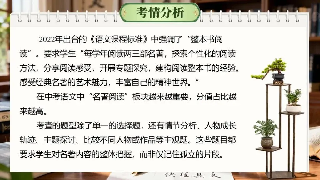 中考复习《专题八:名著阅读》 | 名著阅读专项突破! 第5张