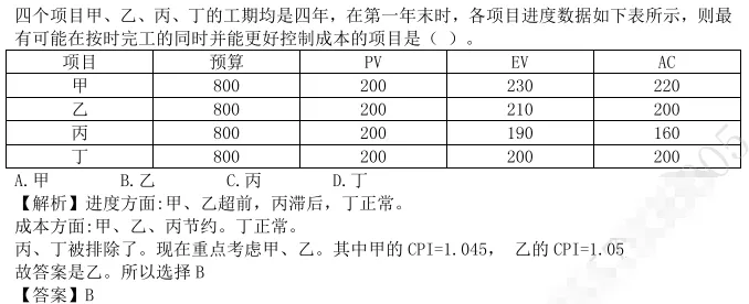 成本真题及答案 第22张